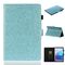 Per Galaxy Tab S6 T860 Custodia in pelle con vibrazione orizzontale in polvere glitterata verniciata con supporto e slot per schede (blu)