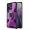 Per Xiaomi MI 11 Space PC + custodia protettiva porta anello TPU (viola)