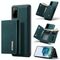 Per Samsung Galaxy S20+ DG.MING Serie M1 3-Fold Multi Card Wallet Cover posteriore Custodia antiurto con funzione di supporto (verde)