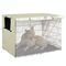 Oxford Panno Panno Pet Cage Copertura per esterni Arredamento per esterni Piove Aggiolo di protezione solare antiscivolo, Dimensioni: 79x50.8x53cm (beige)