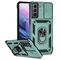 Per Samsung Galaxy S21 + 5G Sliding Camshield Holder Holder Case (Dark Green)