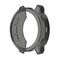 Per Garmin Instinct 2S Mezza copertura Caso di orologio TPU scavato (nero trasparente)