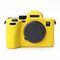 Custodia protettiva in silicone morbido per Sony A7 IV (giallo)