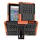 Per Amazon Kindle Fire 7 2022 Tyre Texture TPU + Custodia per tablet PC con supporto (arancione)