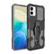 Per Samsung Galaxy A04 Armor Warrior Custodia antiurto per PC + TPU (grigio)