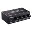 LINEPAUDIO B895 Mixer microfonico stereo a cinque canali con monitoraggio auricolare (nero)