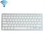 Tastiera wireless Bluetooth 3.0 ultrasottile K09 78 tasti (bianca)