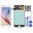 Schermo oled con touch di ricambio per Samsung Galaxy S6 bianco SPA1676WL
