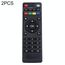 2 PCS X96 Set-top box Telecomando per T95M / T95N / X96 Mini / M8S / T95X (nero)