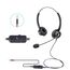 Cuffie operatore VT200D doppio auricolare con microfono e spina 3,5 mm TBD0602991705