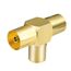 Adattatore cavo coassiale per connettore antenna TV maschio a 2x femmina TBD04246370 6922487986210
