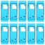 Per Google Pixel 7A 10 pezzi adesivo per cover posteriore EDA004808601