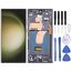 Schermo lcd originale con cornice di ricambio per Samsung Galaxy S23 Ultra nero SPA9432B