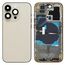 Cover posteriore Cina per iPhone 14 Pro con flat power, volume e ricarica oro EDA006931401B