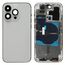 Cover posteriore CE per iPhone 14 Pro con flat power, volume e ricarica argento EDA006931402D