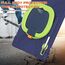 Per Samsung Galaxy Tab S8 + / TAB S8 PLUS / TAB S7 FE / TAB S7 + T970 / T975 Silicone + custodia protettiva in silicone + PC con supporto e tracolla (navyblue + lime)