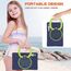 Per Samsung Galaxy Tab S8 + / TAB S8 PLUS / TAB S7 FE / TAB S7 + T970 / T975 Silicone + custodia protettiva in silicone + PC con supporto e tracolla (navyblue + lime)
