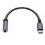 Cavo audio AUX da 3,5 mm femmina a tipo C da 13 cm (grigio) EDA006781701A
