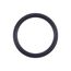 Anello in gomma impermeabile per fotocamera posteriore per iPhone X / 11/11 Pro nero EDA006830301A