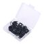Anello in gomma impermeabile per fotocamera posteriore per iPhone X / 11/11 Pro nero EDA006830301A