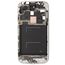Telaio anteriore lcd originale 2 in 1 di ricambio per Galaxy S IV i9500 argento S-SPA-1041S