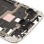 Telaio anteriore lcd originale 2 in 1 di ricambio per Galaxy S IV i9500 argento S-SPA-1041S