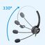 Cuffia operatore VT200 a orecchio singolo con microfono TBD0602980602