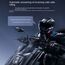 Auricolare bluetooth X7 per casco moto con guida vocale e musica argento TBD0604211201C