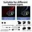 Auricolare Bluetooth per casco moto S3 per caschi integrali e mezzi (argento) TBD0604211801A