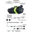 Auricolare Bluetooth per casco moto S3 per caschi integrali e mezzi (argento) TBD0604211801A