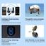 Cuffie bluetooth stereo TWVC per casco moto con base a clip sottile TBD0604906501