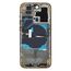 Cover posteriore Cina per iPhone 14 Pro con flat power, volume e ricarica oro EDA006931401B