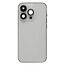 Cover posteriore CE per iPhone 14 Pro con flat power, volume e ricarica argento EDA006931402D