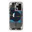 Cover posteriore CE per iPhone 14 Pro con flat power, volume e ricarica argento EDA006931402D