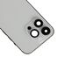 Cover posteriore CE per iPhone 14 Pro con flat power, volume e ricarica argento EDA006931402D
