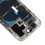 Cover posteriore CE per iPhone 14 Pro con flat power, volume e ricarica argento EDA006931402D