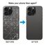 Cover posteriore Cina per iPhone 14 Pro con flat power, volume e ricarica oro EDA006931401B