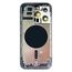 Cover posteriore USA per iPhone 14 Pro con tasti e vassoio sim argento EDA006931801D
