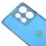 Cover posteriore batteria originale di ricambio per Motorola Edge 50 Pro blu SPS8440LL