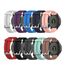 Cinturino per orologio Garmin Forerunner 255S 18 mm in silicone testurizzato blu cielo SYA002325104G 6922058814133