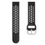 Cinturino sportivo in silicone con fibbia argentata per Amazfit Active 2 nero EDA007768501D 6922477518284