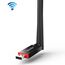 Tenda U6 Portable 300Mbps Wireless USB WiFi Adapter Scheda di rete per ricevitore esterno con antenna esterna 6dBi (nera)