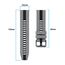 Cinturino sportivo in silicone bicolore per Garmin Vivoactive 5 20mm blue e nero SYA002640301M 6922223872899