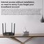 Router wireless con porta Gigabit dual-band Tenda AC8 AC1200 da 2,4/5 GHz PC2575 6922065046875