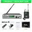 XTUGA SEM100 – Sistema Wireless In-Ear Monitor Professionale con 1 Bodypack EDA005178501B 6922397808816
