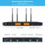 XTUGA A400-HB – Sistema Microfonico Wireless UHF a 4 Canali con 2 Palmari e 2 Cuffia EDA005201901B 6922357434909