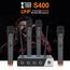 XTUGA S400 – Sistema Microfonico Wireless UHF a 4 Canali con 4 Microfoni Palmari  EDA005204901B 6922189124484