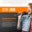 XTUGA S400 – Sistema Microfonico Wireless UHF a 4 Canali con 4 Microfoni Palmari  EDA005204901B 6922189124484