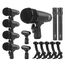 XTUGA MI7-A 7-Piece Wired Dynamic Drum Mic Kit Kick Bass Tom/Snare Set microfono per piatti
